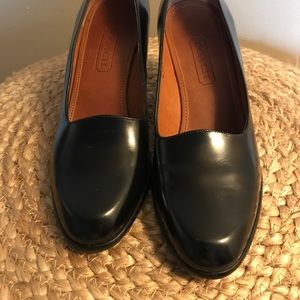 Coach Black Leather Women's Shoes